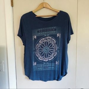 Blue Graphic Tee